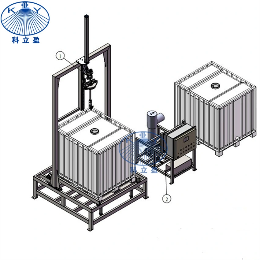 Low Pressure IBC Tote Cleaning Equipment, IBC Cleaning Machine
