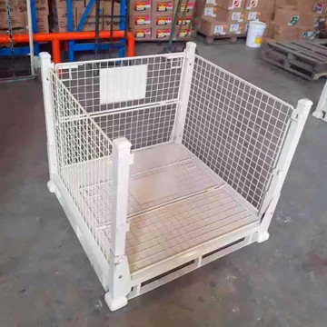 Heavy Duty Stacking Foldable Metal Cage Pallet