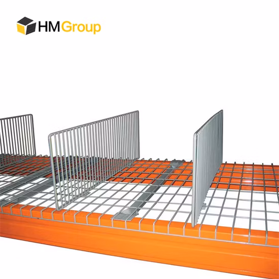 Custom Material Handling Warehouse Pallet Rack Wire Mesh Dividers for Shelving