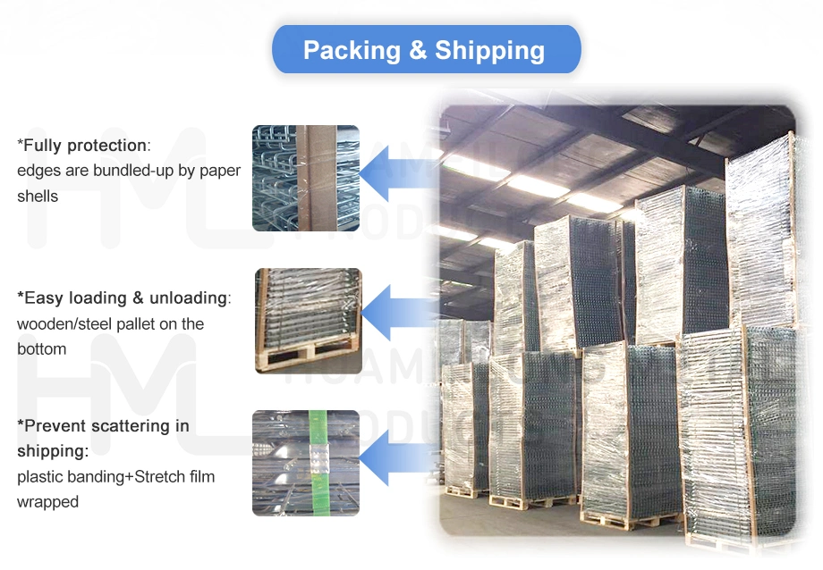 Hot DIP Galvanized E-Commerce Industry Warehouse Storage Wire Mesh Deck