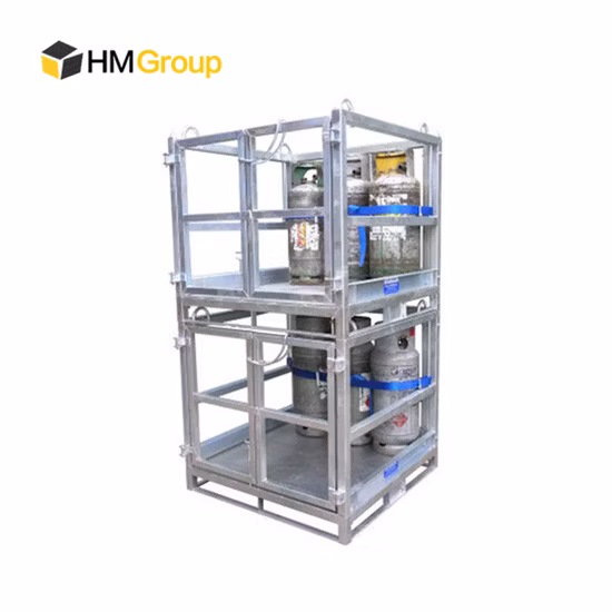 Heavy Duty OEM ODM Storage Compressed LPG Propane Cylinders Gas Stillage