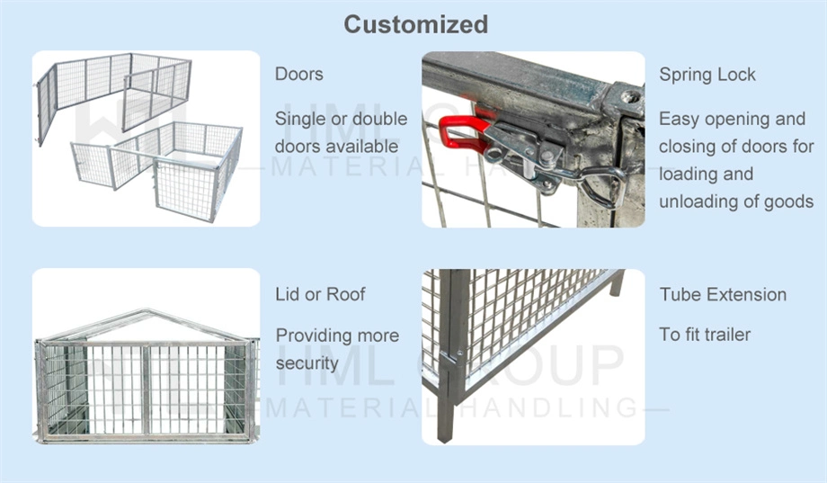 Hot Dipped Galvanized Truck Cage Trailer