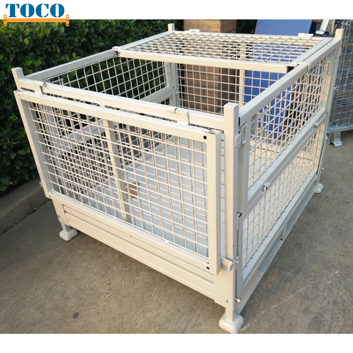 Factory Supply Ce Certified Foldable Customized Steel Pallet Stillage