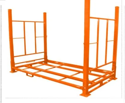 Customized Demountable Stackable Security Electro Galvanized Pallet Heavy Duty Foldable Warehouse Storage Pallet Cage Rack