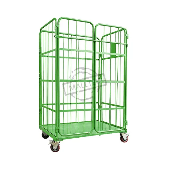 Good Quality 4sides Nestable Roll Storage Container Factory