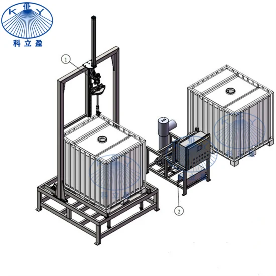 Low Pressure IBC Tote Cleaning Equipment, IBC Cleaning Machine