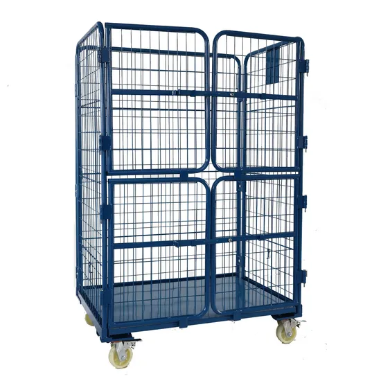 Powder Coating or Galvanized Large Capacity Roll Container 1200X1000X1800