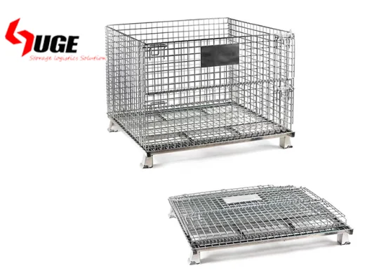 Cheap Wire Mesh Box Cage Metal Bin Storage Container