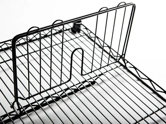 Chrome Wire Divider for Wire Shelving Rack Metal Divider Pieces