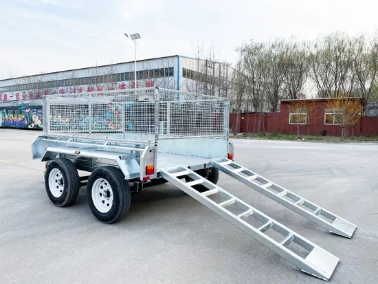 10*5single Axle Box Trailer with Cage/Box Trailer Cage 