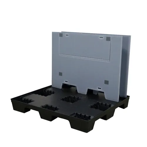 Front Door Bulk Warehouse Welded Steel Wire Mesh Pallet Basket Container 