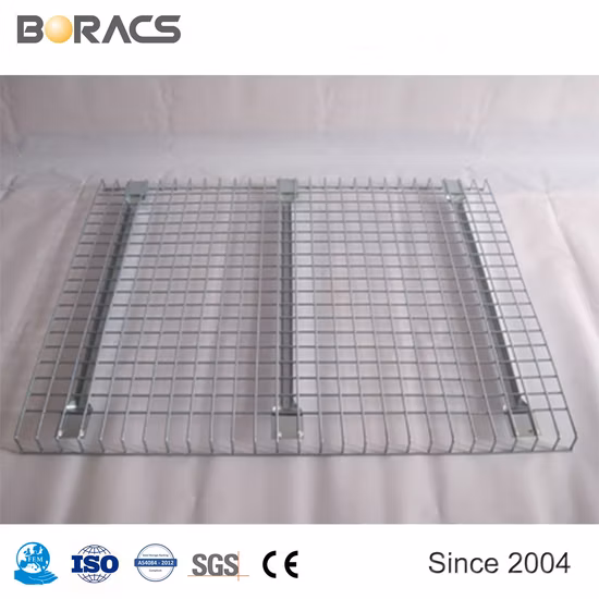 OEM Heavy Duty Industrial Galvanized Welded Steel Warehouse Storage Wire Mesh Panels Decking for Pallet Racking