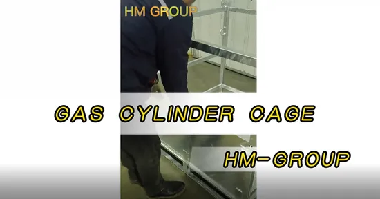 Propane LPG Hot DIP Galvanised Steel Gas Cylinder Storage Cage 