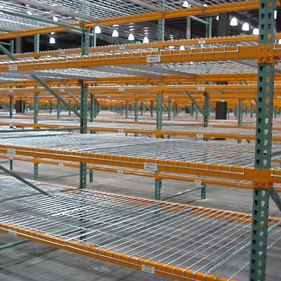 Eastfound Industrial Flared Channel Warehouse Storage Metal Steel Galvanized Wire Mesh Deck