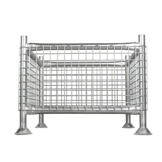 Durable Mesh Stillages Cage& Pallet for Forklift 