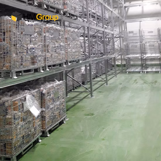 High Quality Storage Stackable Industrial Folding Galvanized Welded Wire Mesh Container
