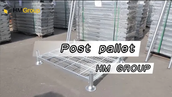 Heavy Duty Warehouse Industrial Stackable Metal Steel Stillages for Sale 