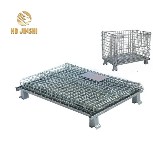 1200*1000mm Metal Storage Cages Wire Welded Mesh Container 