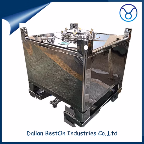Un Approved Stainless Steel IBC Tote Tanks Chemical Containers Intermediate Bulk Container OEM Customized China IBC 1000L 2000L 350 Gallon 550 Gallon