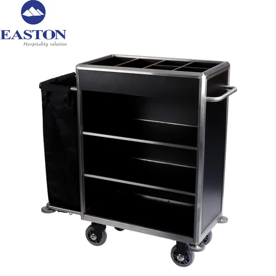 Wholesale Hotel Cleaning Trolley Housekeeping Laundry Cart Trolley Cart 