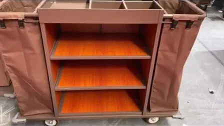 Plastic Laundry Cart for Hotel Guestroom Cleaning 