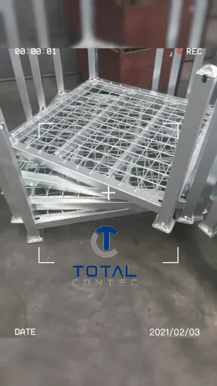 High Quality Galvanized Steel Scaffold Storage Tire Pallet /Rack/ Cage/ Pallets for Building Material 