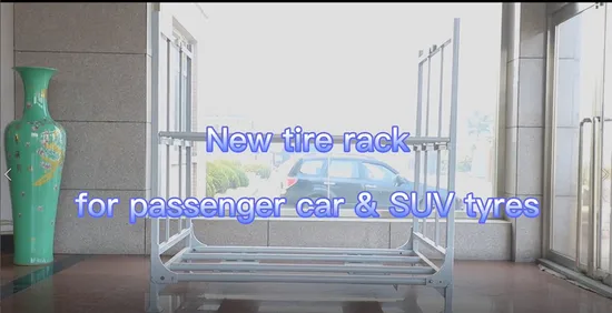 High Quality Powder Coating Industrial Warehouse Folding Steel Tyre Stillages 