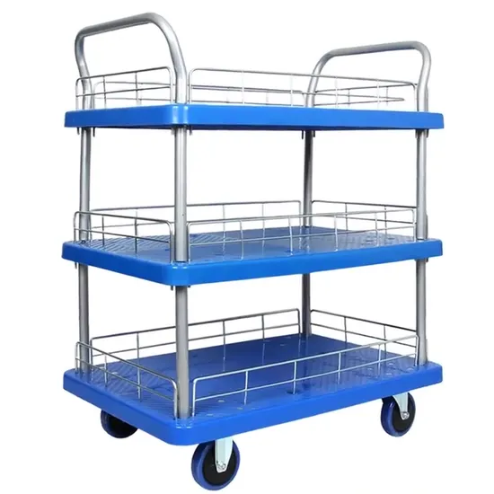 Laundry Room Office Plastic Shopping Trolley 100 Workshop Wine Cart with Good Service 