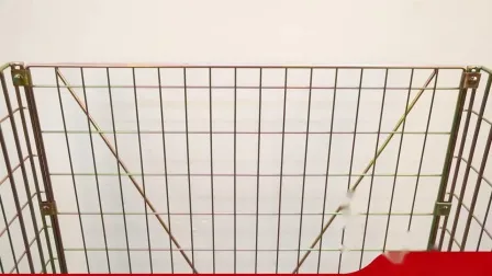 Welded Collapsible Steel Metal Pet Preform Wire Mesh Storage Cage Container 