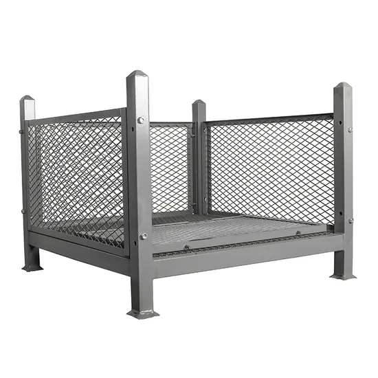 Heavy Duty Industrial Metal Wire Mesh Stackable Stillage with ISO Certificate 